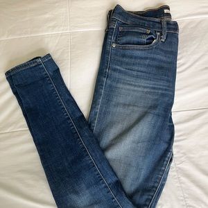 Levi’s Mile High Super Skinny Jeans, Blue, Size 30